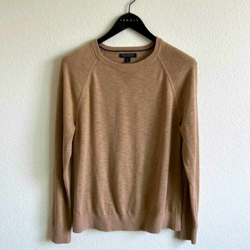 Banana Republic Crewneck Sweater, medium, tan